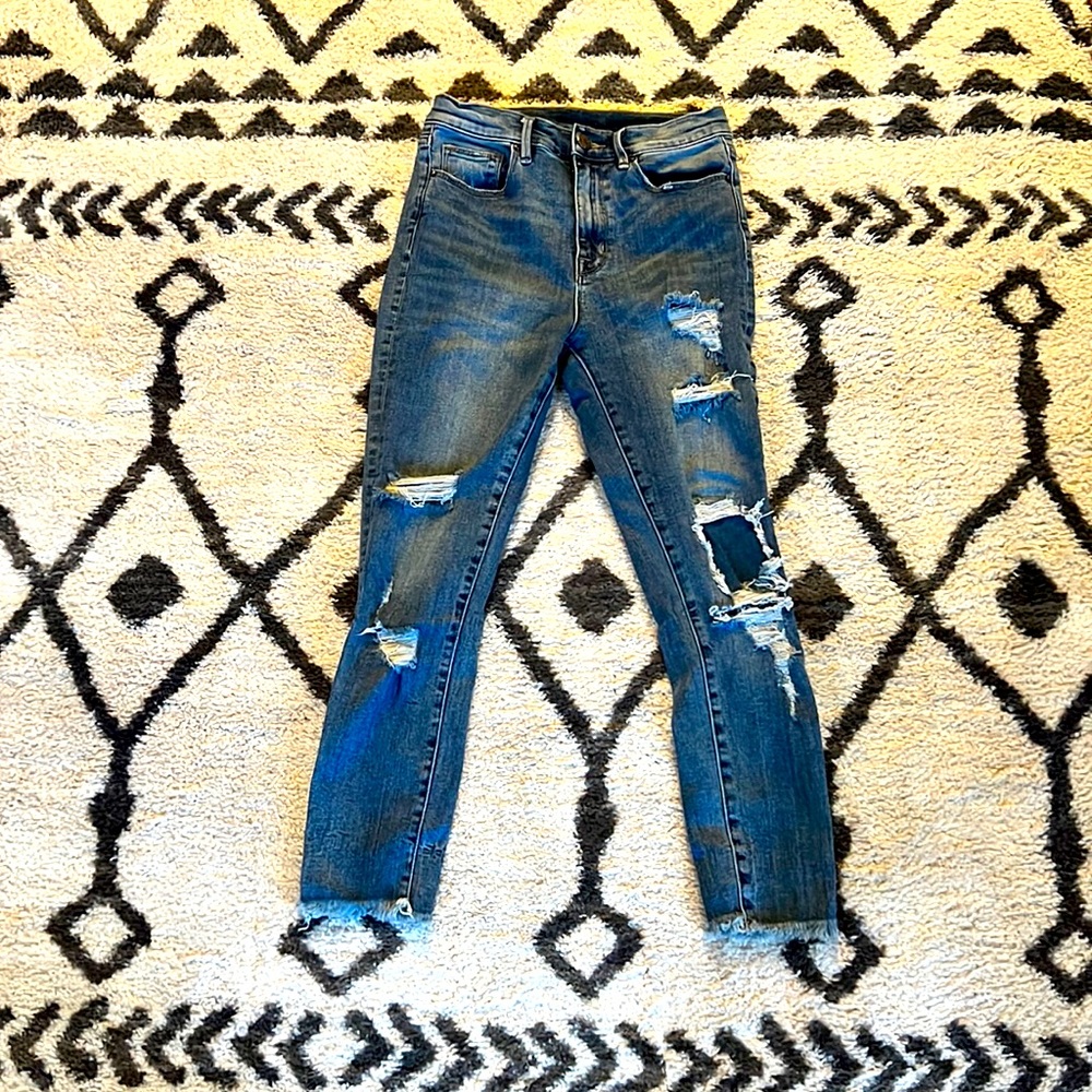 BGD High Waisted Crop Jeans from Urban Outfitters